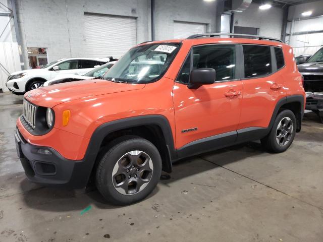 JEEP RENEGADE S 2016 with VIN ZACCJBAT8GPE03713 - Photo from auction