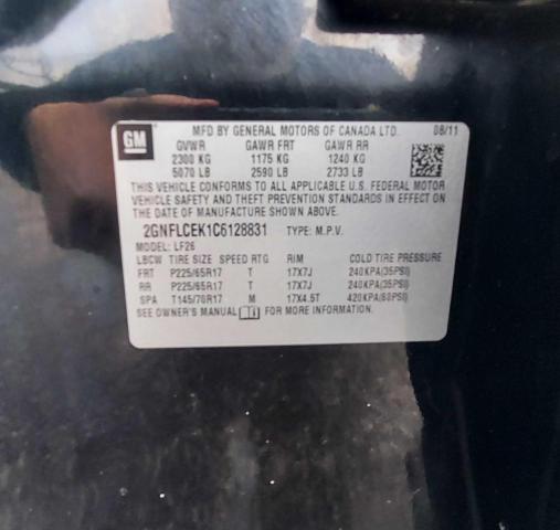 Photo 10 from auction – 2012 CHEVROLET EQUINOX LS with VIN 2GNFLCEK1C6128831