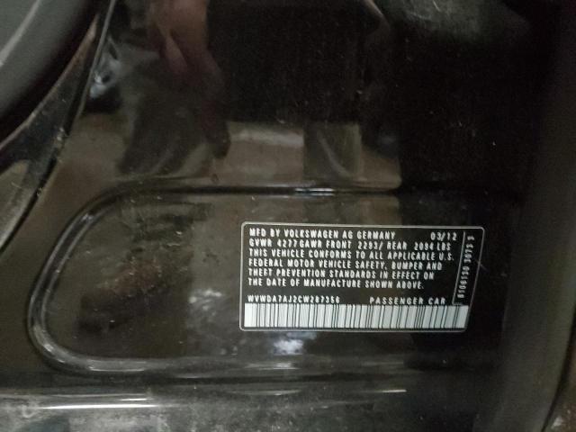 Photo 14 from auction – 2012 VOLKSWAGEN GOLF with VIN WVWDA7AJ2CW287356
