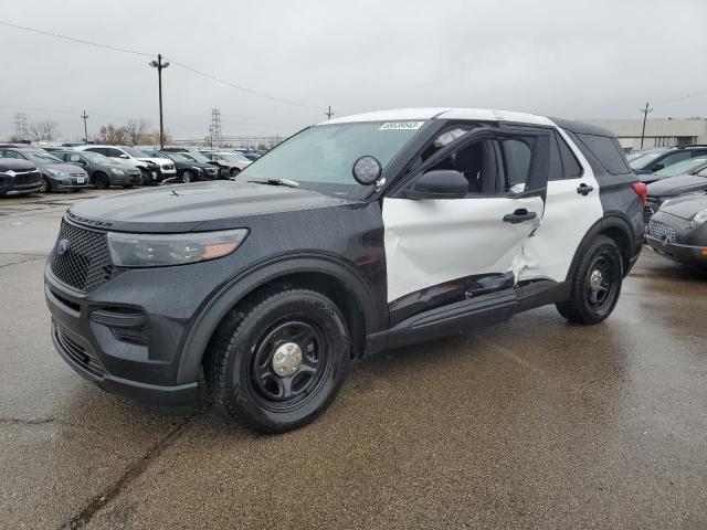 FORD EXPLORER P 2021 with VIN 1FM5K8AC2MNA14316 - Photo from auction