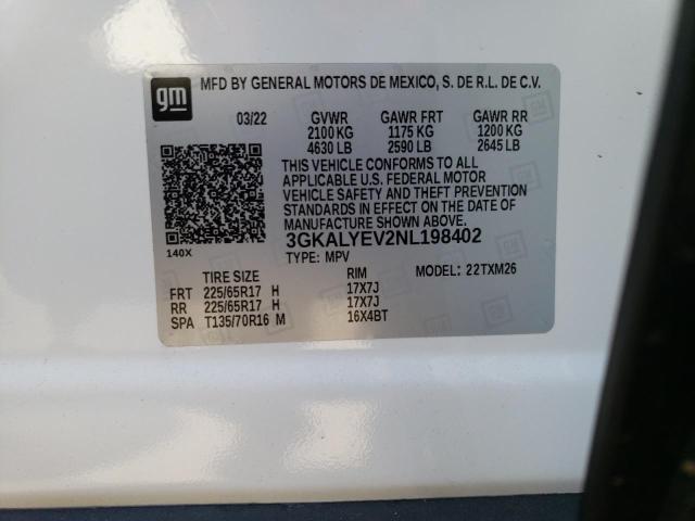 Photo 14 from auction – 2022 GMC TERRAIN AT with VIN 3GKALYEV2NL198402