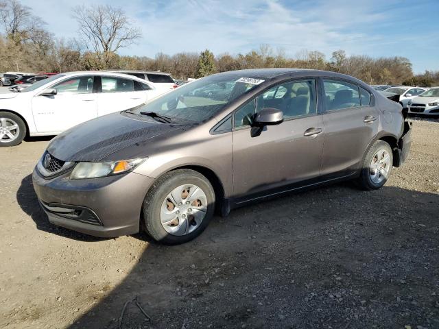 HONDA CIVIC LX 2013 with VIN 2HGFB2F59DH556202 - Photo from auction