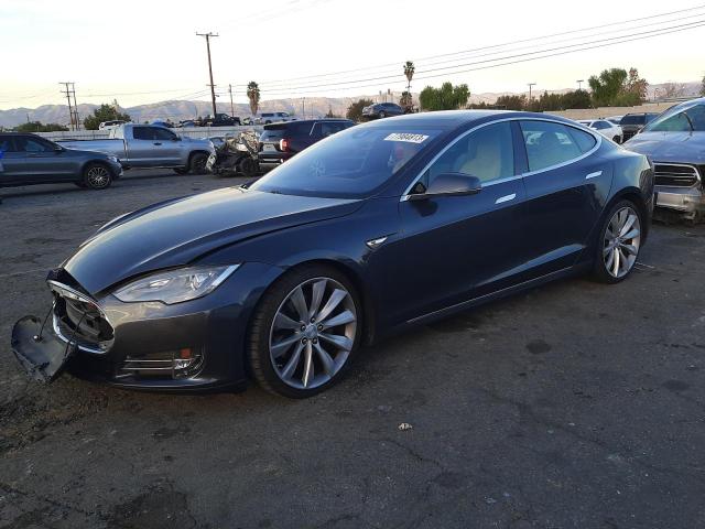 TESLA MODEL S 2015 with VIN 5YJSA1E22FF105686 - Photo from auction