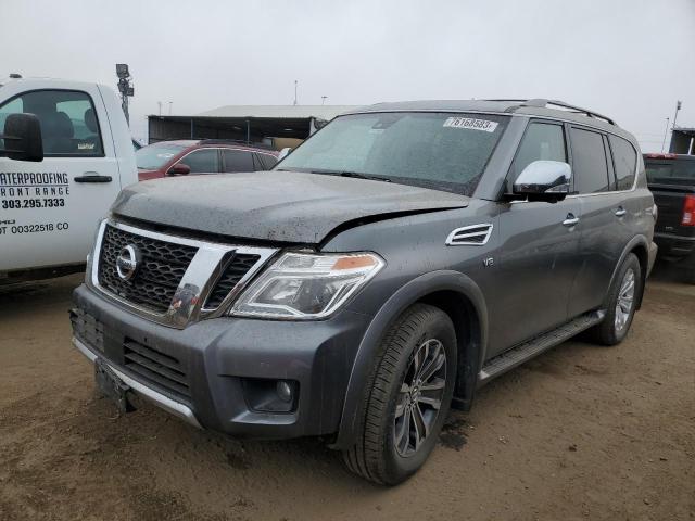 NISSAN ARMADA SV 2017 with VIN JN8AY2NC8H9500883 - Photo from auction
