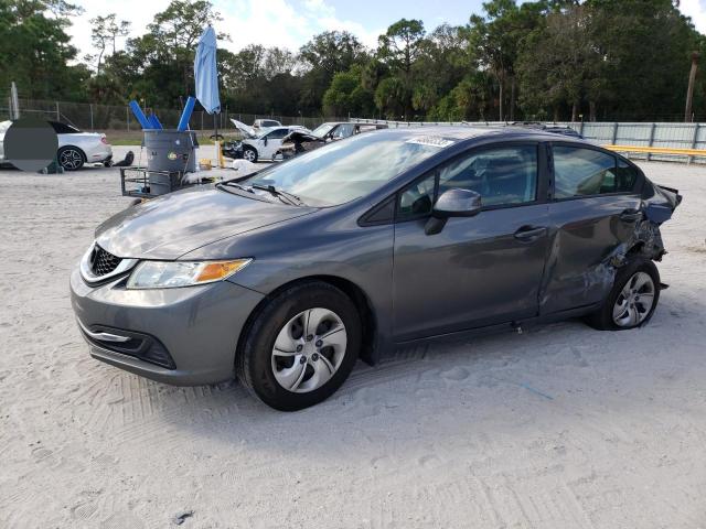 HONDA CIVIC LX 2013 with VIN 19XFB2F5XDE090824 - Photo from auction