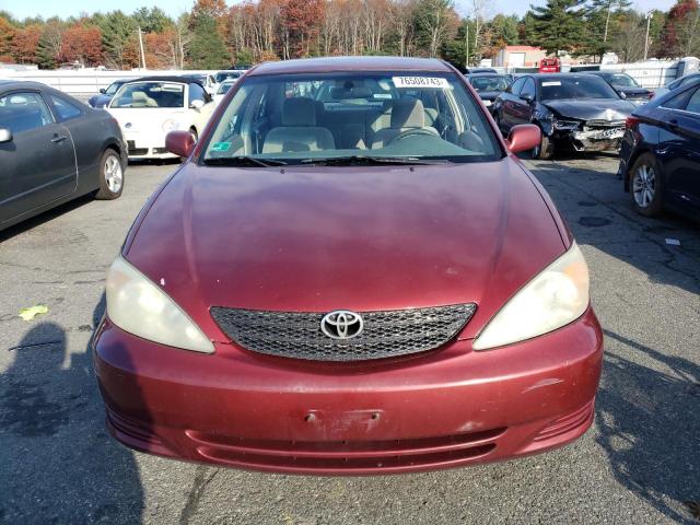 Photo 5 from auction – 2002 TOYOTA CAMRY with VIN 4T1BE32K02U021870