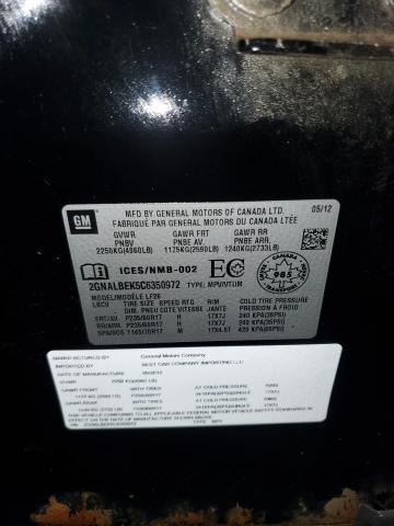 Photo 14 from auction – 2012 CHEVROLET EQUINOX LS with VIN 2GNALBEK5C6350972