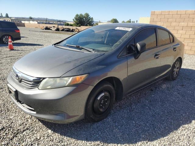 HONDA CIVIC LX 2012 with VIN 19XFB2F50CE305657 - Photo from auction