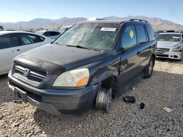 HONDA PILOT EXL 2004 with VIN 2HKYF18584H603018 - Photo from auction