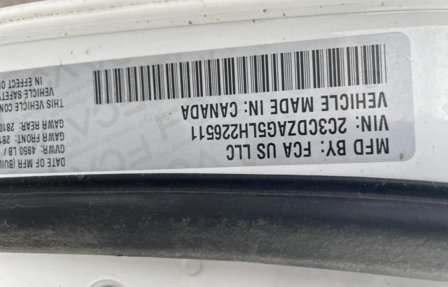 Photo 10 from auction – 2020 DODGE CHALLENGER with VIN 2C3CDZAG5LH226511