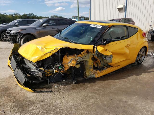 HYUNDAI VELOSTER 2016 with VIN KMHTC6AD6GU297413 - Photo from auction