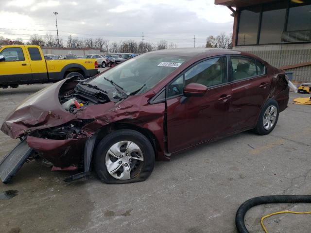 HONDA CIVIC LX 2015 with VIN 19XFB2F50FE116138 - Photo from auction