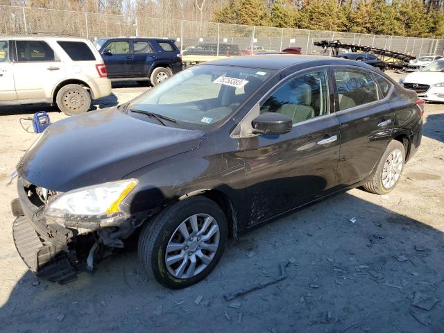 NISSAN SENTRA S 2015 with VIN 3N1AB7AP1FL650375 - Photo from auction