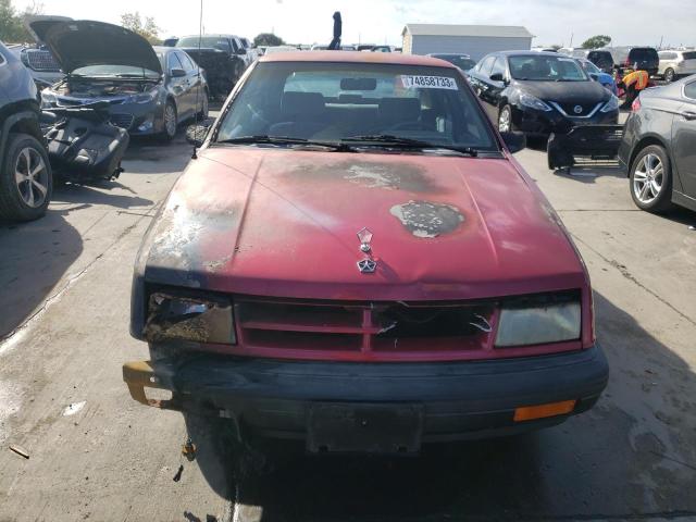 Photo 5 from auction – 1991 DODGE SHADOW AME with VIN 1B3XP28D7MN596120