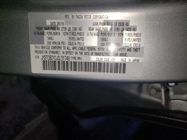 Photo 14 from auction – 2018 MAZDA CX-9 TOURI with VIN JM3TCBCY0J0231748