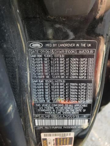Photo 14 from auction – 2006 LAND ROVER RANGE ROVE with VIN SALMF13466A205919