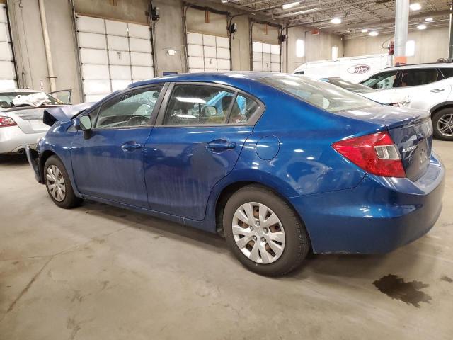 Photo 2 from auction – 2012 HONDA CIVIC LX with VIN 19XFB2F56CE077521