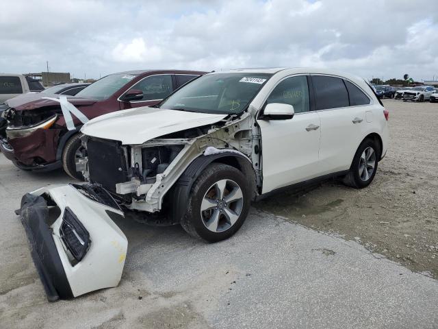ACURA MDX 2016 with VIN 5FRYD3H22GB019478 - Photo from auction
