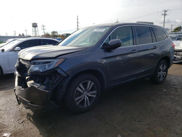 HONDA PILOT EXL 2017 with VIN 5FNYF6H55HB024778 - Photo from auction