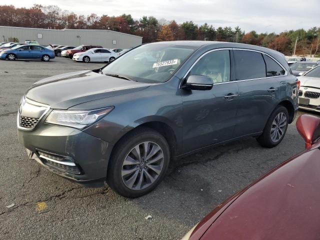 ACURA MDX TECHNO 2015 with VIN 5FRYD4H43FB027224 - Photo from auction