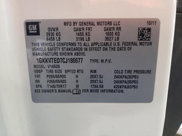 Photo 14 from auction – 2012 GMC ACADIA DEN with VIN 1GKKVTED7CJ186677