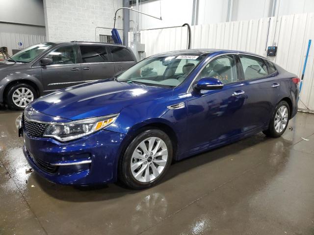 KIA OPTIMA EX 2017 with VIN 5XXGU4L32HG152033 - Photo from auction