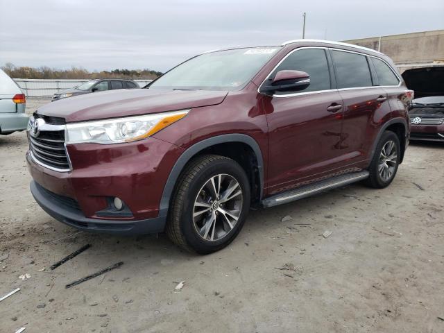 TOYOTA HIGHLANDER 2016 with VIN 5TDKKRFH5GS137060 - Photo from auction