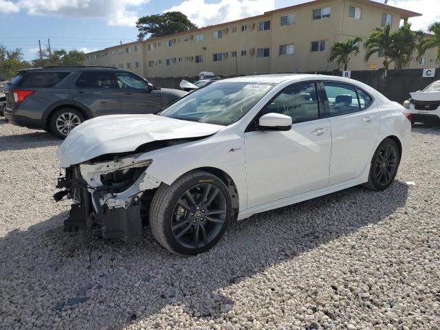 ACURA TLX TECH+A 2018 with VIN 19UUB2F65JA001953 - Photo from auction