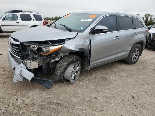 TOYOTA HIGHLANDER 2015 with VIN 5TDZKRFH0FS109745 - Photo from auction