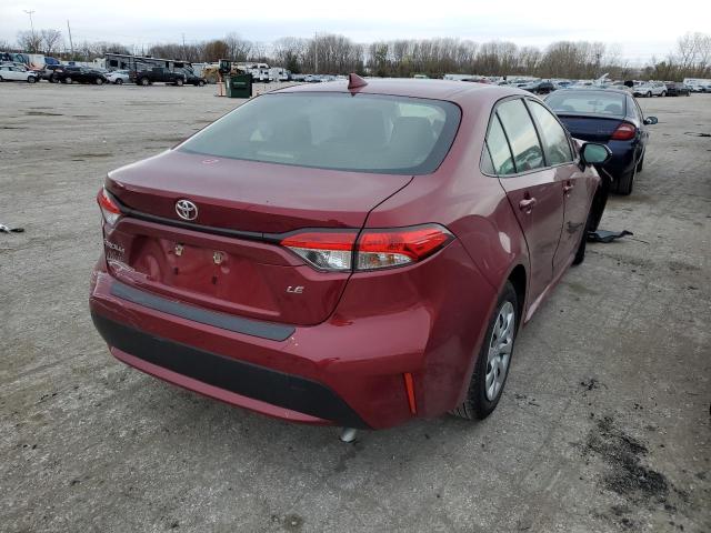 Photo 3 from auction – 2022 TOYOTA COROLLA LE with VIN JTDEPMAE6NJ222451