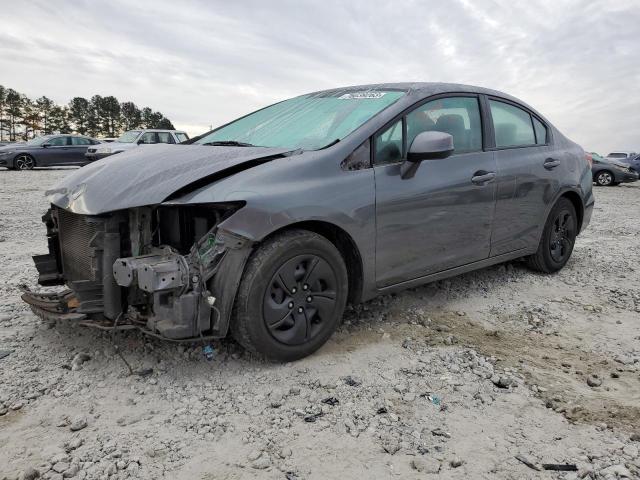 HONDA CIVIC LX 2013 with VIN 19XFB2F54DE215588 - Photo from auction