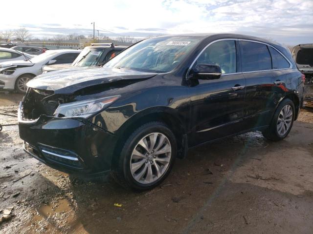 ACURA MDX TECHNO 2014 with VIN 5FRYD3H43EB003904 - Photo from auction