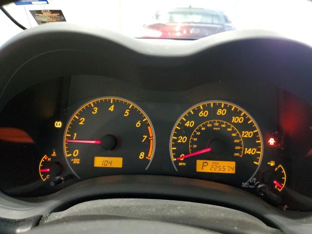 Photo 9 from auction – 2009 TOYOTA COROLLA BA with VIN JTDBL40E99J046582