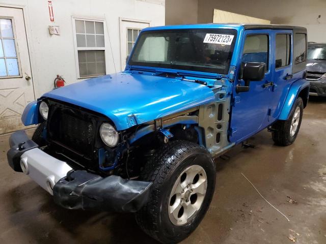 JEEP WRANGLER U 2015 with VIN 1C4BJWEG3FL525768 - Photo from auction