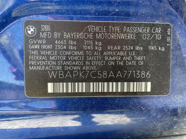 Zdjęcie 10 z aukcji – 2010 BMW 328 XI z VIN WBAPK7C58AA771386