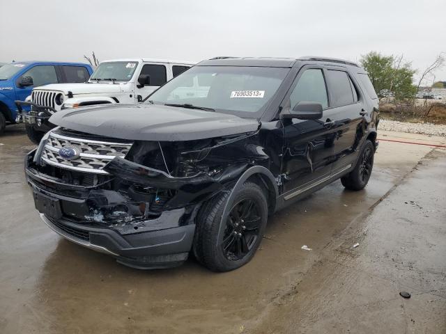 FORD EXPLORER X 2018 with VIN 1FM5K8DH0JGA61819 - Photo from auction