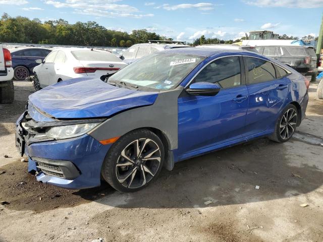 Photo 1 from auction – 2018 HONDA CIVIC LX with VIN 19XFC2F52JE003670