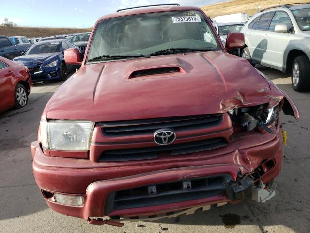 Photo 5 from auction – 2002 TOYOTA 4RUNNER SR with VIN JT3HN86R320385439