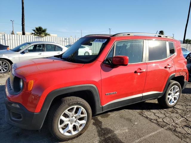JEEP RENEGADE L 2016 with VIN ZACCJBBT0GPD20338 - Photo from auction