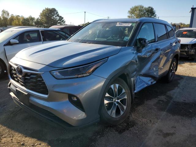 TOYOTA HIGHLANDER 2021 with VIN 5TDGZRBH7MS123678 - Photo from auction