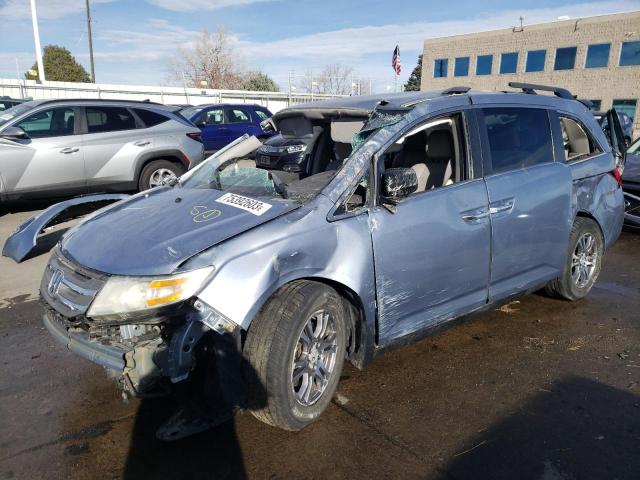 HONDA ODYSSEY EX 2011 with VIN 5FNRL5H47BB074135 - Photo from auction