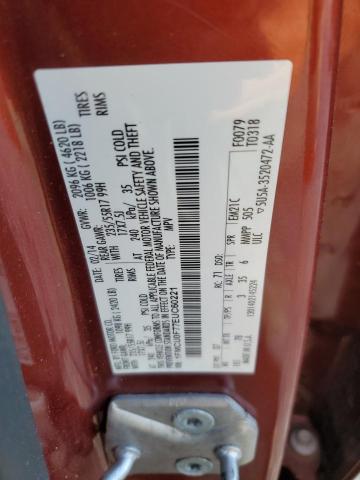 Photo 14 from auction – 2014 FORD ESCAPE S with VIN 1FMCU0F77EUC60221