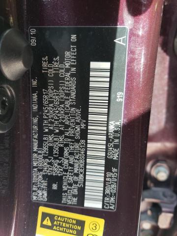 Photo 14 from auction – 2011 TOYOTA HIGHLANDER with VIN 5TDBK3EH0BS046138