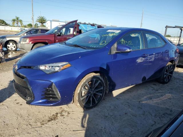 TOYOTA COROLLA L 2018 with VIN 5YFBURHE6JP782863 - Photo from auction