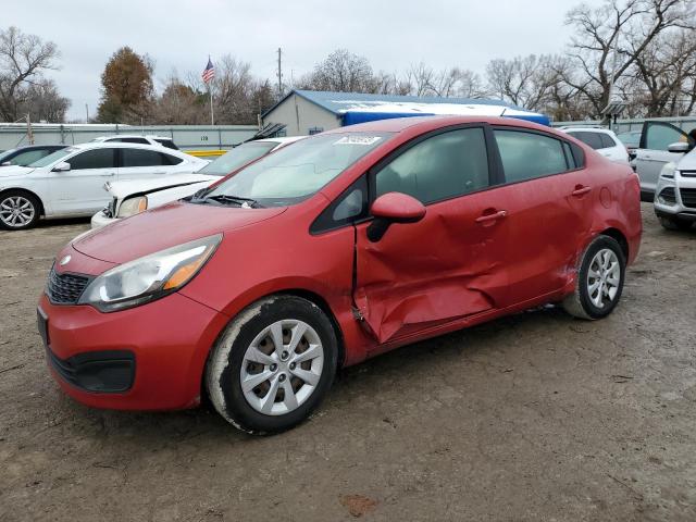 KIA RIO LX 2014 with VIN KNADM4A30E6385180 - Photo from auction