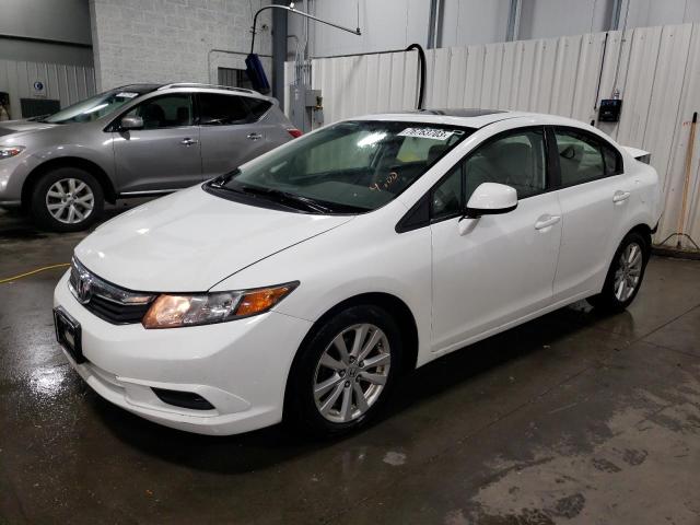 HONDA CIVIC EX 2012 with VIN JHMFB2F83CS001146 - Photo from auction