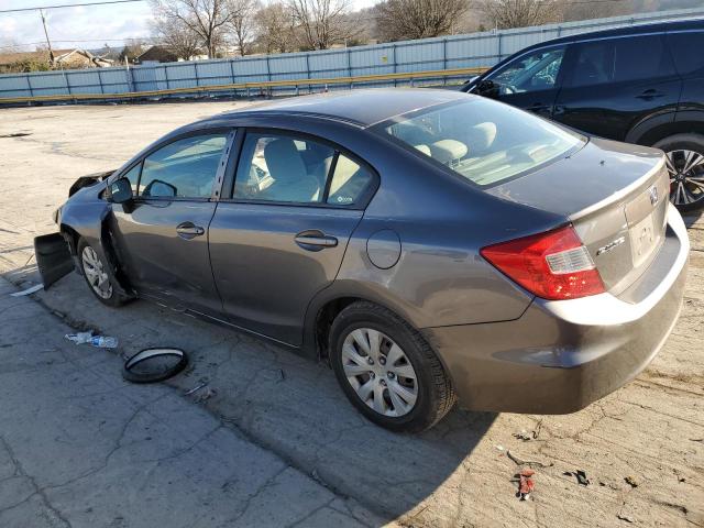 Photo 2 from auction – 2012 HONDA CIVIC LX with VIN 19XFB2F54CE037955