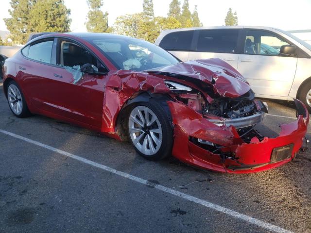 Photo 4 from auction – 2022 TESLA MODEL 3 with VIN 5YJ3E1EA5NF191378