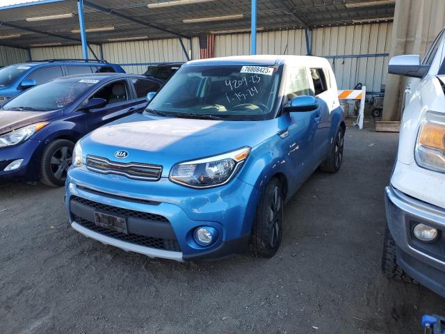 KIA SOUL + 2019 with VIN KNDJP3A53K7655162 - Photo from auction