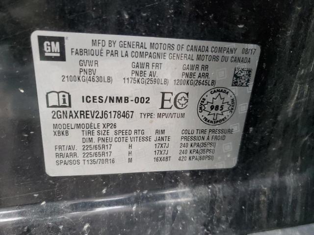 Photo 14 from auction – 2018 CHEVROLET EQUINOX LS with VIN 2GNAXREV2J6178467